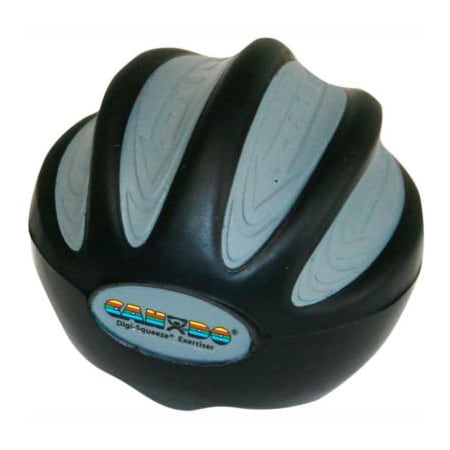 Fabrication Enterprises CanDo Digi-Squeeze Hand Exerciser, Small, Black, X-Heavy 27303